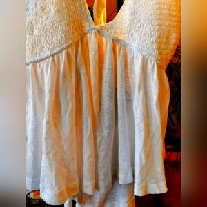 NWT WHITE COTTON BLOUSE